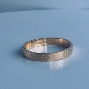 Kate Spade New York gold Gold Polka Dot Bangle bracelet